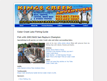 Tablet Screenshot of kingscreekadventures.com